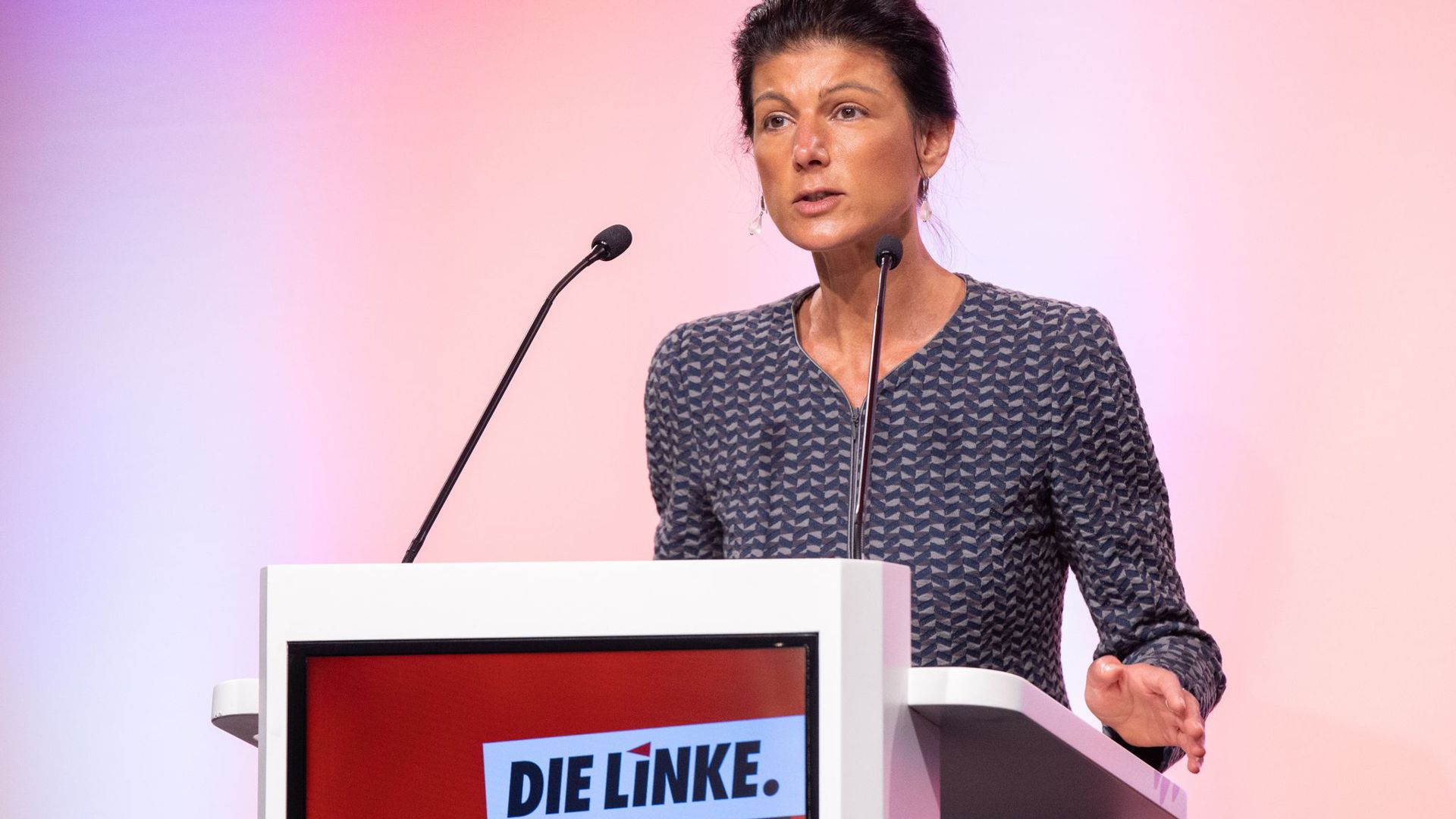 Sahra Wagenknecht steht wohl erneut an der Spitze der NRW-Landesliste der Linkspartei zur Bundestagswahl.