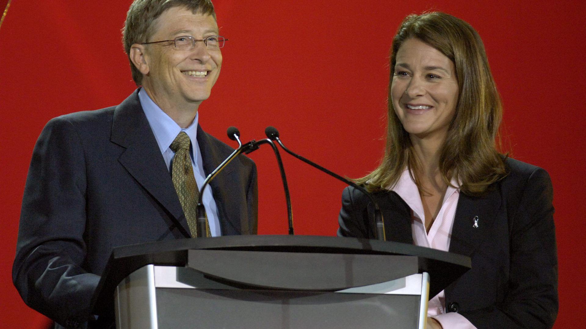 Bill (l) und Melinda Gates lassen sich scheiden.