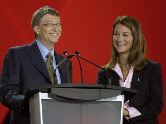 Bill (l) und Melinda Gates lassen sich scheiden.