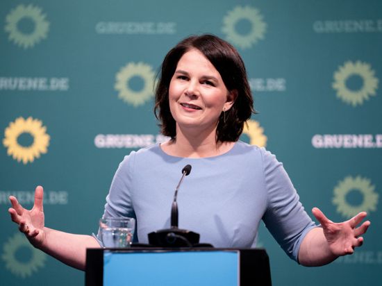 Annalena Baerbock, Bundesvorsitzende von Bündnis 90/Die Grünen und Kanzlerkandidatin.