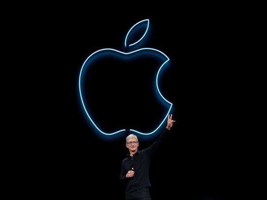 Apple-CEO Tim Cook 2019 auf der Apple-Entwicklerkonferenz WWDC