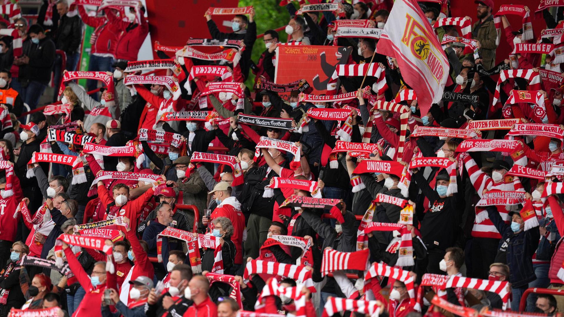 Bereits am letzten Bundesliga-Spieltag im Mai durften wieder Tausende Fußballfans in die Alte Försterei von Union Berlin.