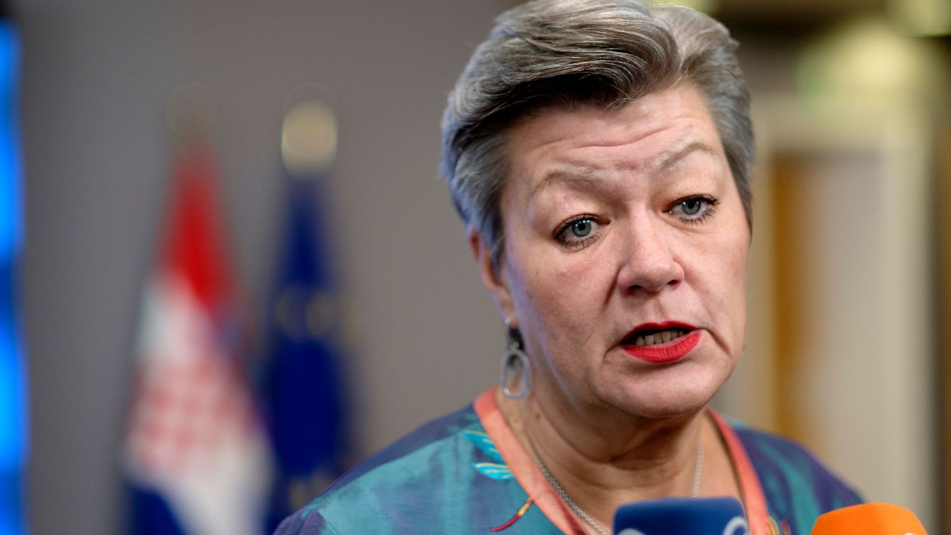 EU-Innenkommissarin Ylva Johansson spricht von einem „Akt der Aggression“.