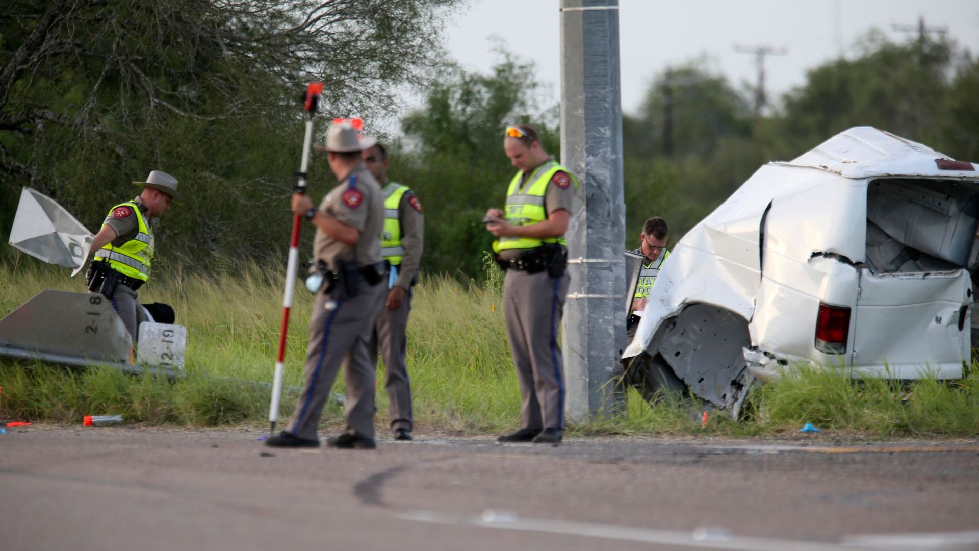 Viele Tote nach einem Verkehrsunfall in Texas.