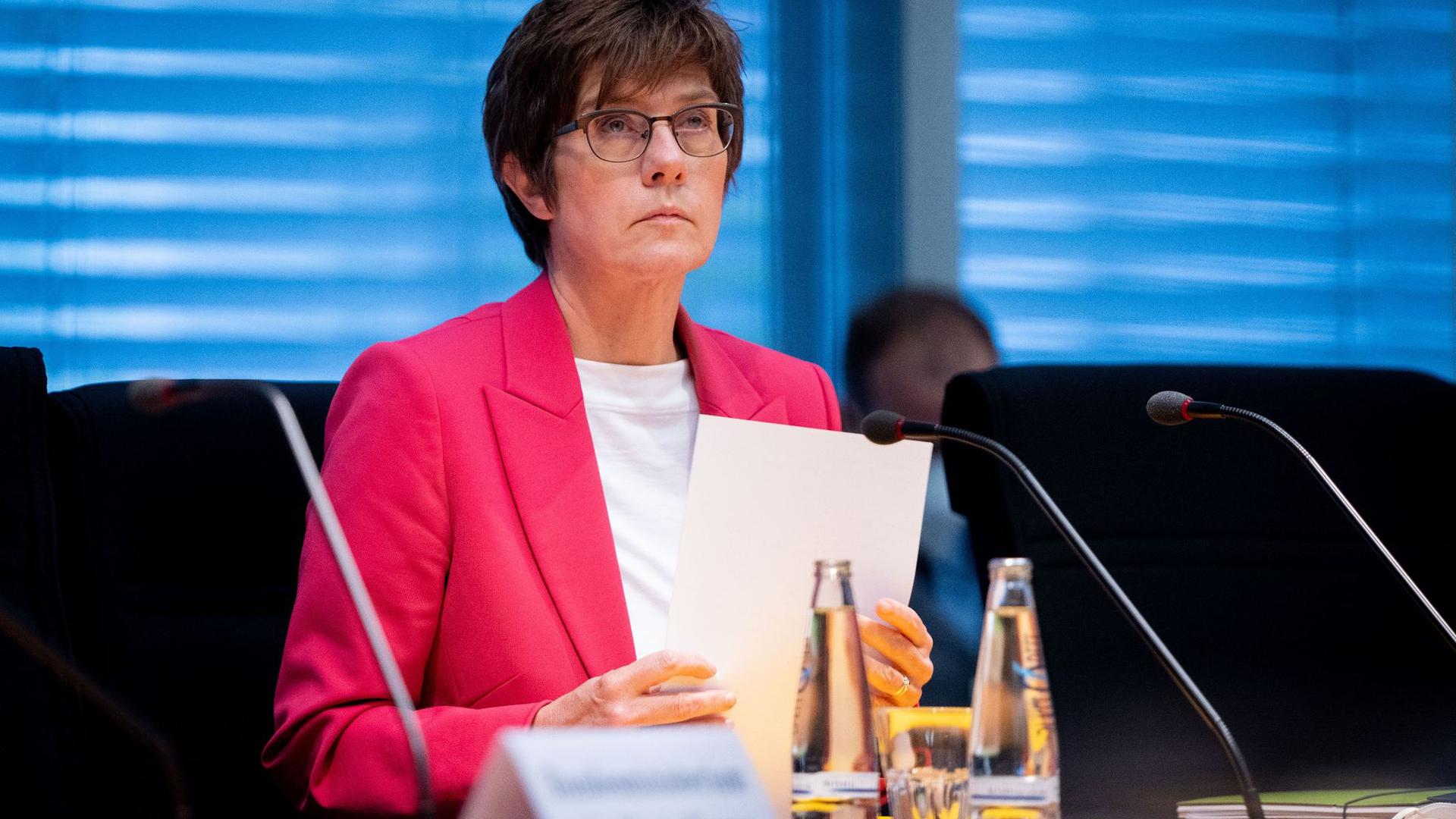 Verteidigungsministerin Annegret Kramp-Karrenbauer.