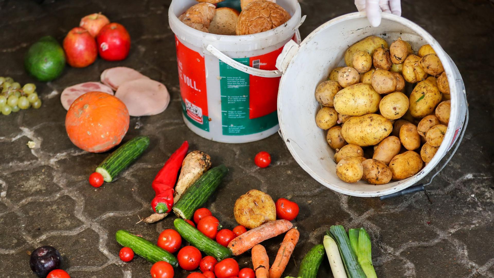 Der Handel sortiert Berechnungen zufolge jährlich rund 500.000 Tonnen Lebensmittel als Abfall aus.
