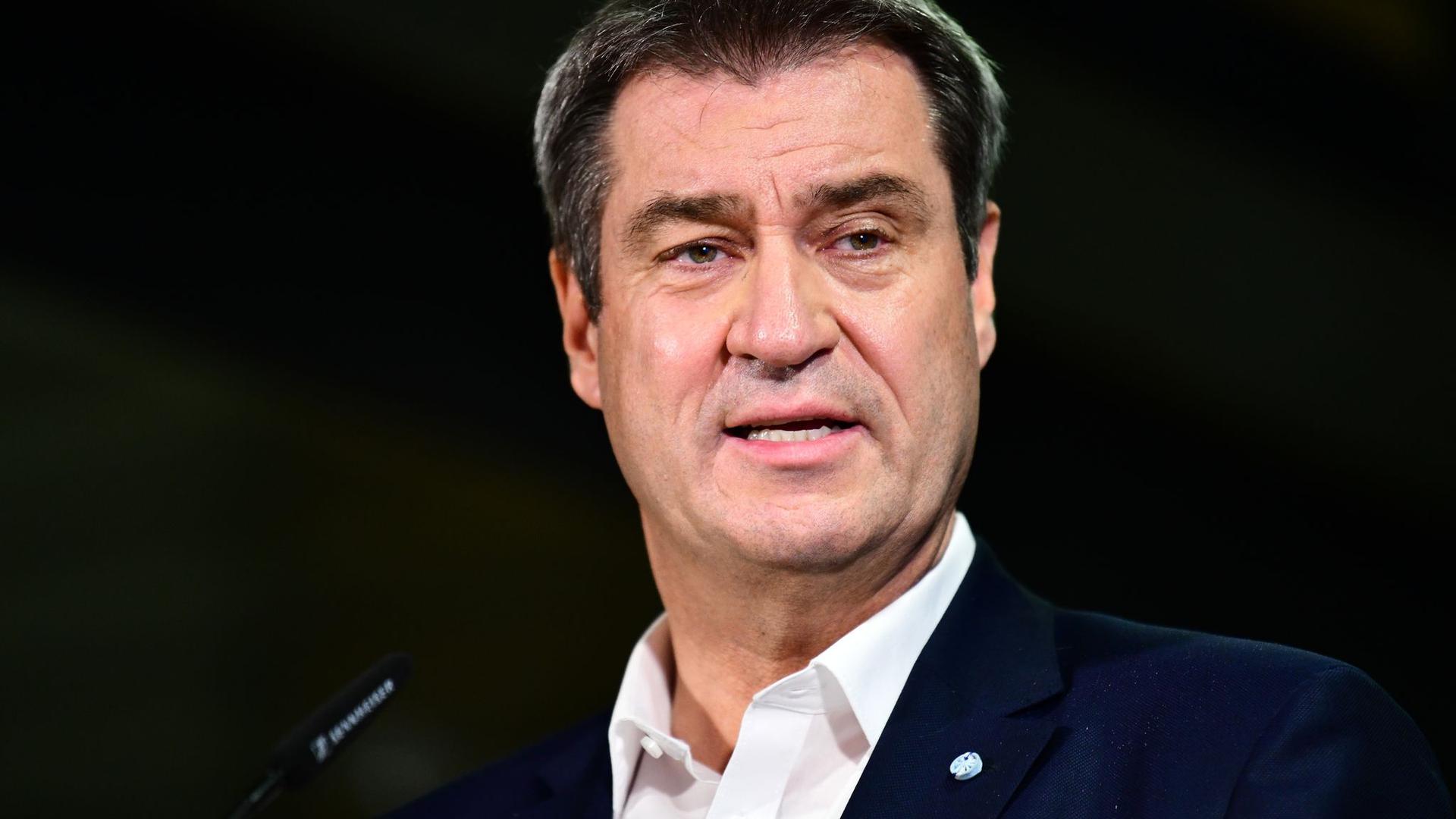 Der CSU-Vorsitzende Markus Söder ist enttäuscht vom Ergebnis der Bundestagswahl.