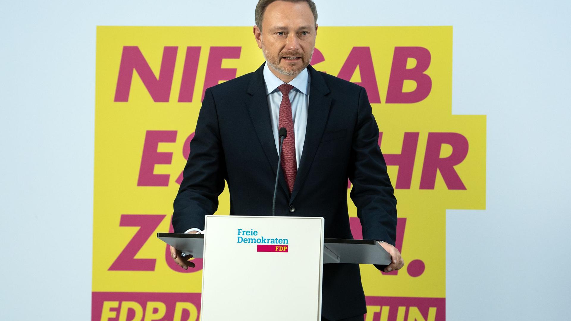 FDP-Chef Christian Lindner hat Interesse am Posten des Bundesfinanzministers bekundet.