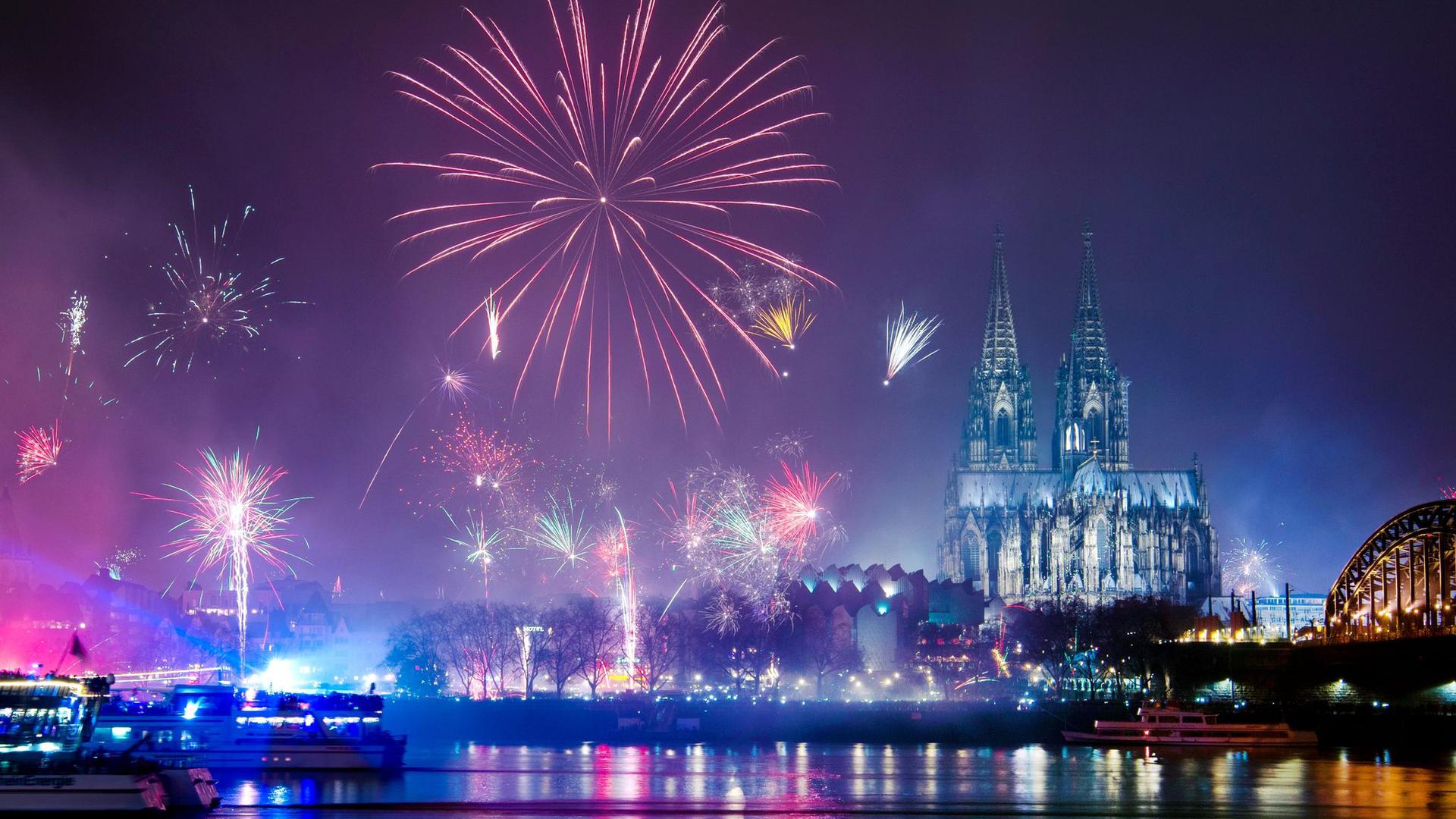 Feuerwerk in Köln.