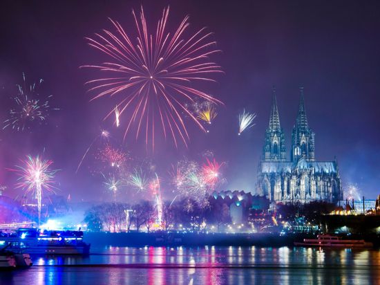 Feuerwerk in Köln.