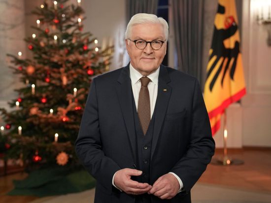 Bundespräsident Frank-Walter Steinmeier rief in seiner Weihnachtsansprache zum Zusammenhalt auf.