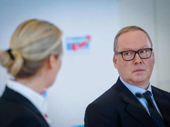 Will für die AfD ins Rennen um das Amt des Bundespräsidenten gehen – außer die CDU stellt doch noch selbst einen Kandidaten: Max Otte (neben Alice Weidel).
