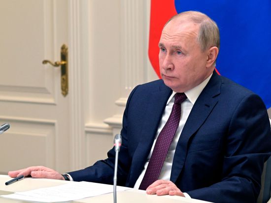 Russlands Präsident Wladimir Putin. Laut Angaben eines Sprechers sollen Vertreter unterschiedlicher Ministerien in Minsk und bereit für Gespräche mit der Ukraine sein.
