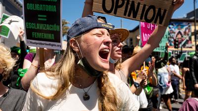 Einige nennen es den „Sommer der Wut“: Zehntausende Amerikaner protestieren für Abtreibungsrechte.