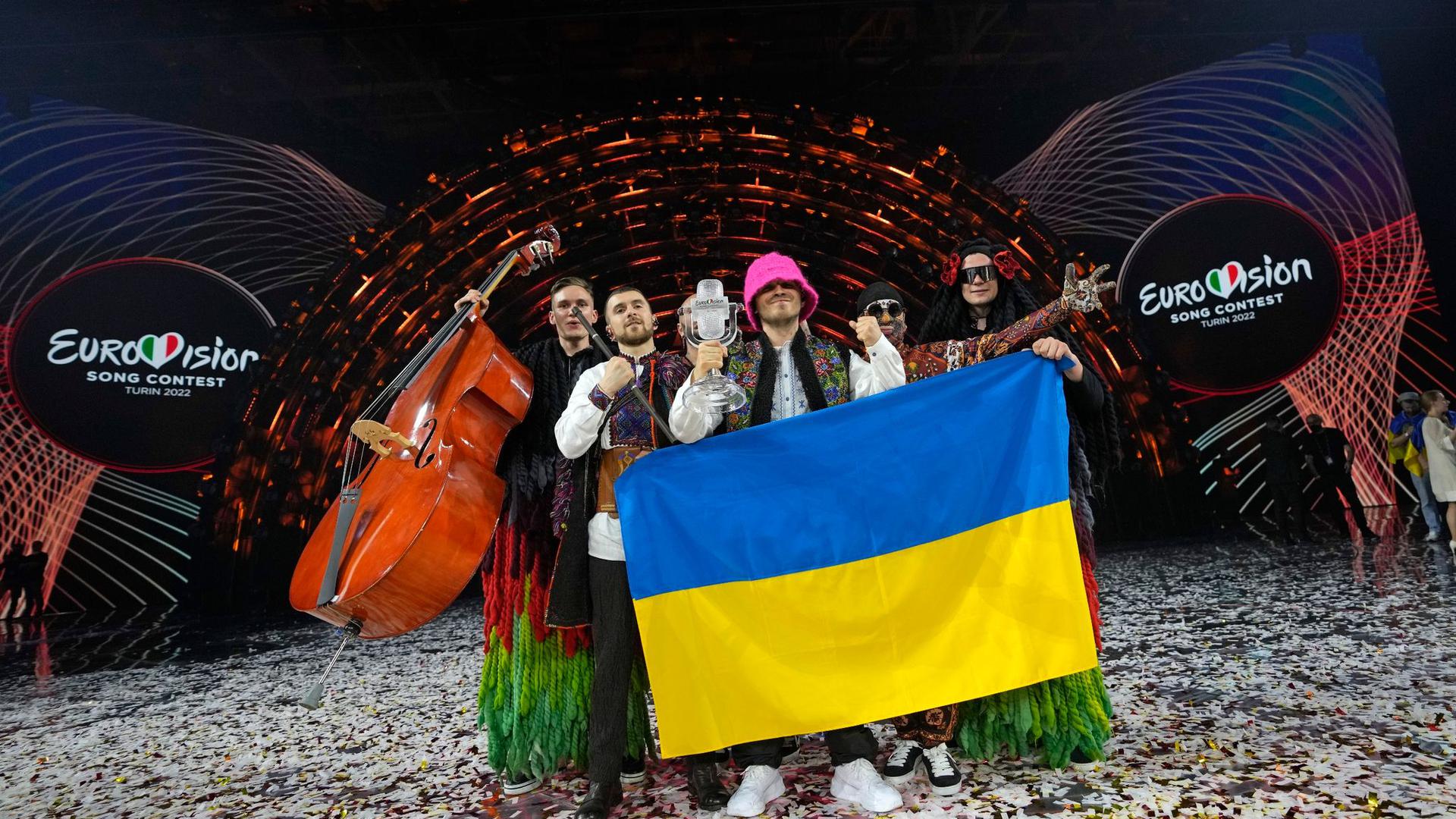 Das Kalush Orchestra aus der Ukraine gewann den diesjährigen Eurovision Song Contest.