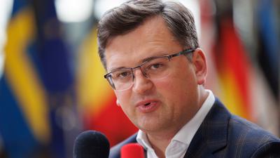 Kritisiert die Zweideutigkeit „einiger EU-Hauptstädte“ bei den EU-Perspektiven Kiews: Ukraines Außenminister Dmytro Kuleba.