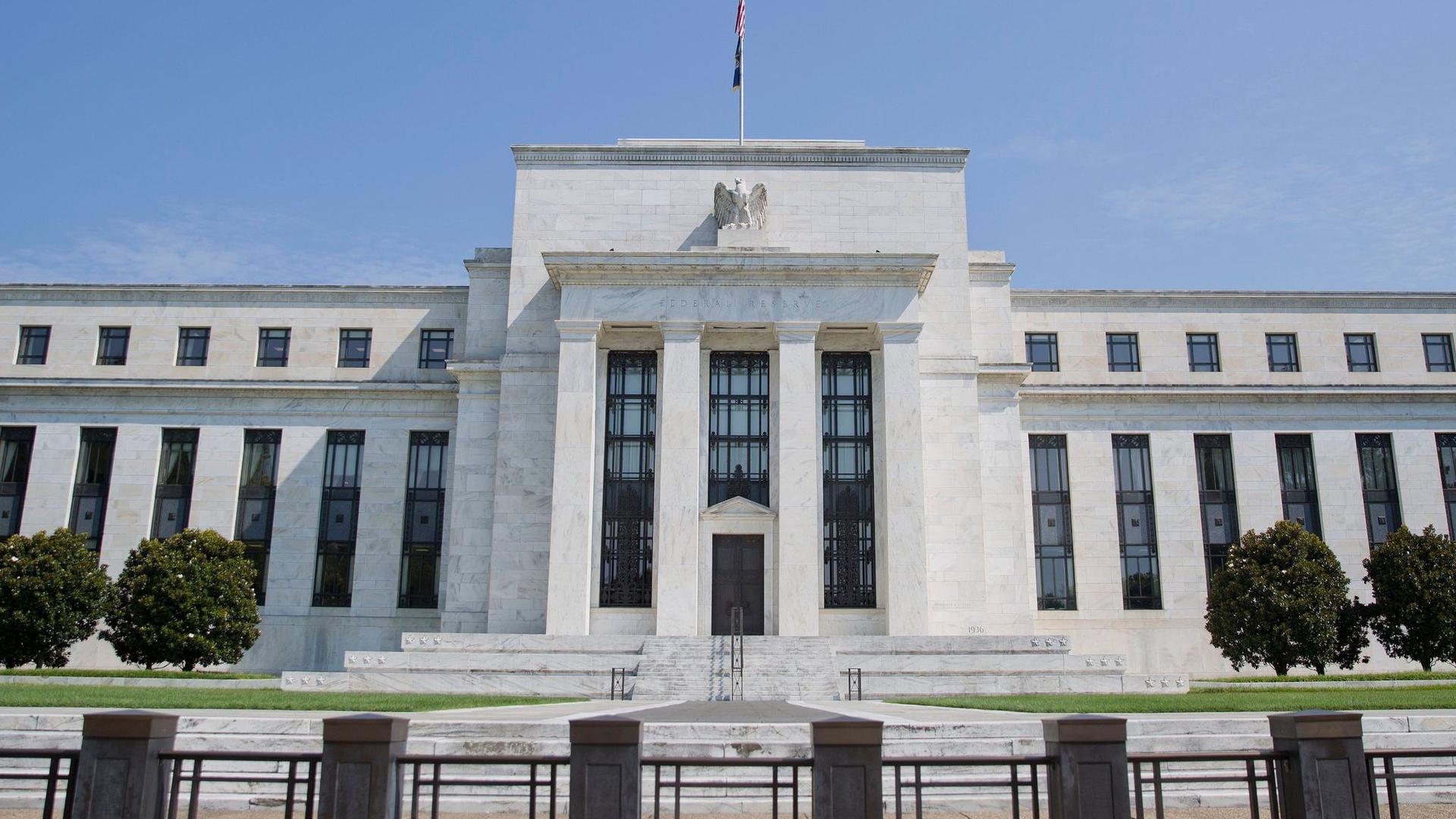 Der Hauptsitz der US-Notenbank in Washington.