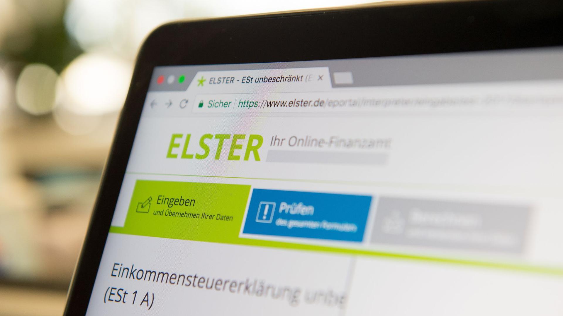 Die Steuer-Plattform „Elster“ ist derzeit offenbar überlastet.