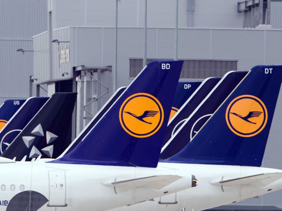 Flugzeuge der Lufthansa bleiben heute am Boden.