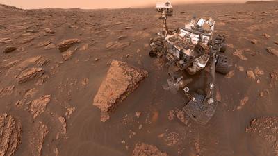 „Curiosity“ landete vor zehn Jahren auf dem Mars.