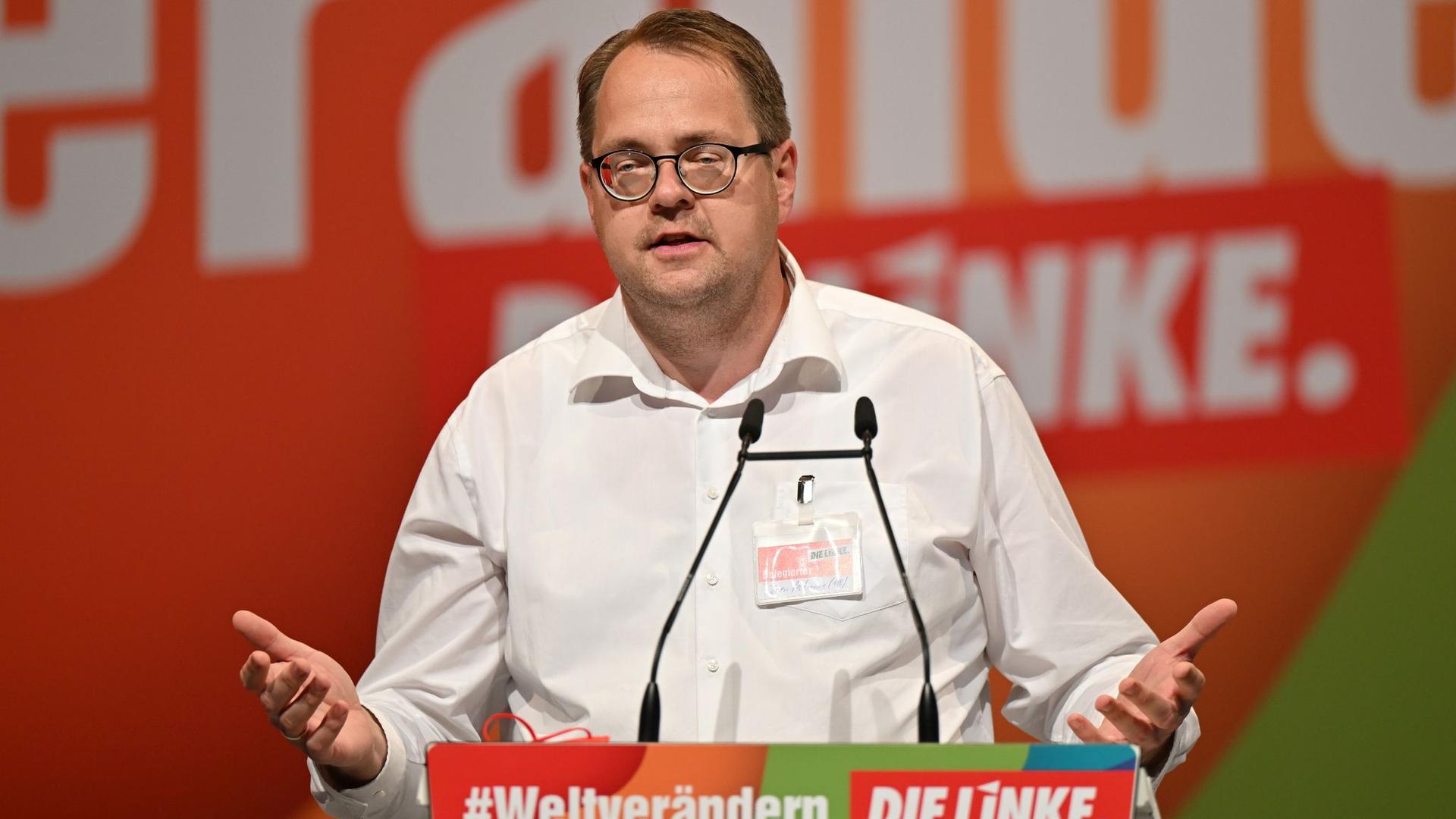 Sören Pellmann ist Ostbeauftragter der Linken. Er sagt: „Energiepreise und Inflation sind eine Gefahr für die Demokratie in unserem Land.“