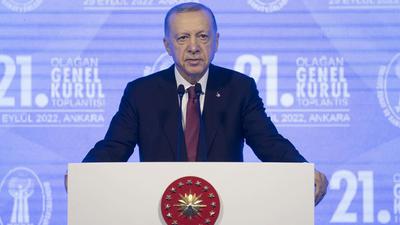 Recep Tayyip Erdogan, Präsident der Türkei, im September.