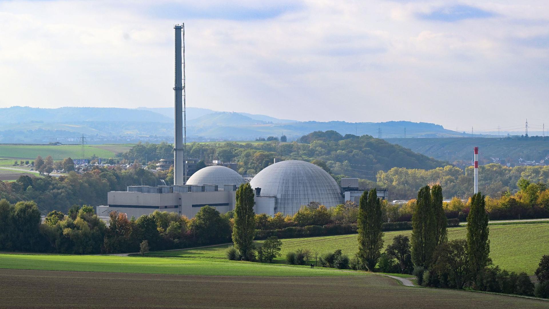 Das Kernkraftwerk Neckarwestheim in Baden-Württemberg.