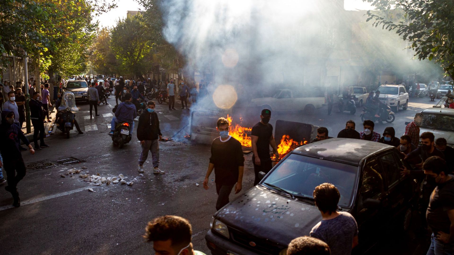 Proteste in Teheran Ende Oktober.