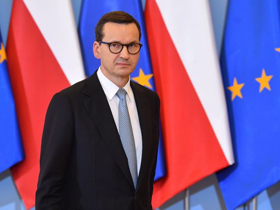 Polens Ministerpräsident Mateusz Morawiecki. Mehrere Aktionen seiner Regierung haben zuletzt für Irritationen im deutsch-polnischen Verhältnis gesorgt.