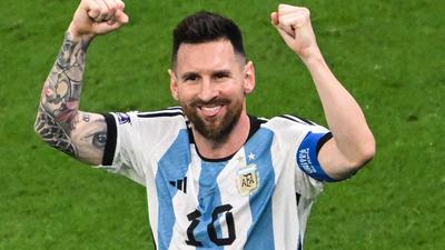 Endlich Weltmeister: Argentiniens Superstar Lionel Messi.