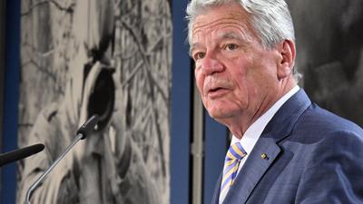 Altbundespräsident Joachim Gauck befürwortet eine starke Unterstützung der Ukraine.