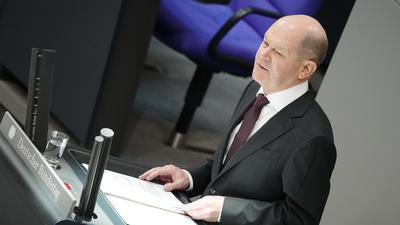 „Niemand musste frieren“: Bundeskanzler Olaf Scholz.
