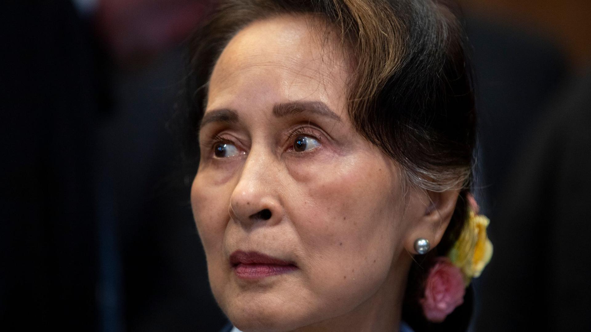 War nach dem Militärputsch vom Februar 2021 festgenommen worden: Aung San Suu Kyi.