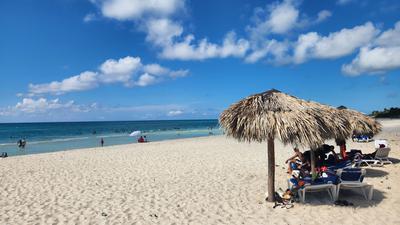 Der beliebte Strand des kubanischen Urlaubsortes Varadero.
