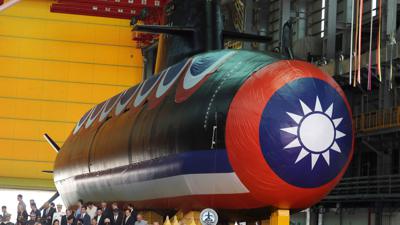Taiwans erster im Inland hergestellter U-Boot-Prototyp wurde auf den Namen „Hai Kun“ (Narwal) getauft.