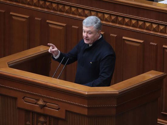 Verlor 2019 nach fünf Jahren im Amt die Wahlen gegen Wolodymyr Selenskyj: Petro Poroschenko.