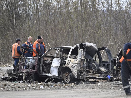 Bei erneuten russischen Drohnen- und Raketenangriffe wurde die nordostukrainische Stadt Charkiw getroffen.