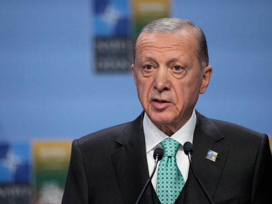 War in den vergangenen Monaten scharf kritisiert worden, weil er Israel einerseits scharf anging, aber die Handelsbeziehungen mit dem Land aufrechterhielt: Recep Tayyip Erdogan.