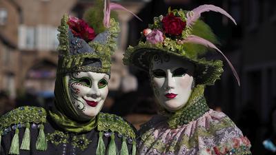 Venezianischer Karneval in Rosheim (Elsass)