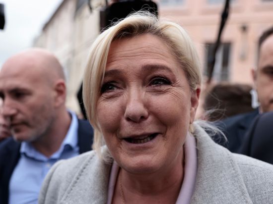 Marine Le Pen, Präsidentschaftskandidatin der rechtsextremen Partei Rassemblement National (RN). Führende elsässische Politiker warnten jetzt vor einer Wahl Le Pens zur Staatspräsidentin.