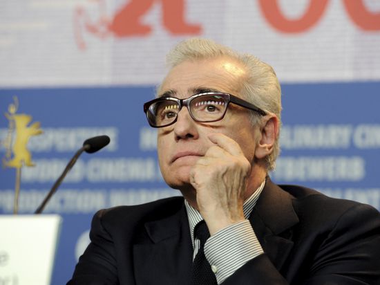 Martin Scorsese im Jahr 2010 bei der Berlinale-Pressekonferenz zu seinem Film „Shutter Island“ 