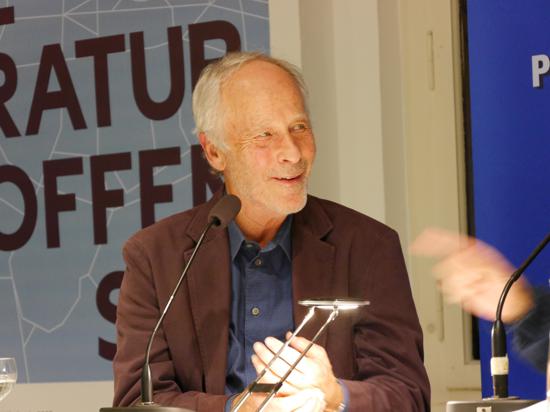 Autor Richard Ford bei den Literaturtagen Karlsruhe am 23. Oktober 2023.