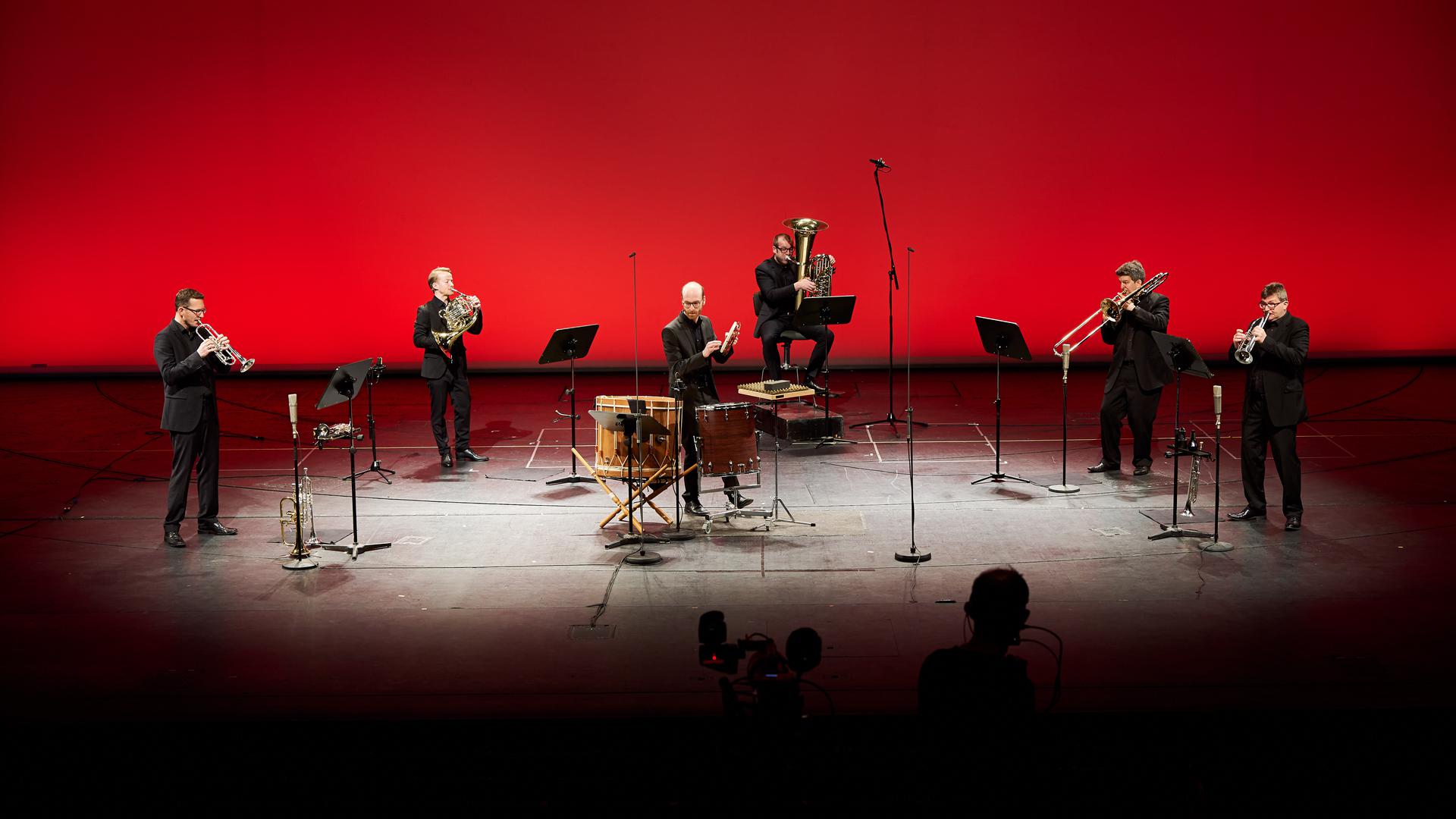Musiker der Badischen Staatskapelle in einem Kammermusikvideo im März 2021.