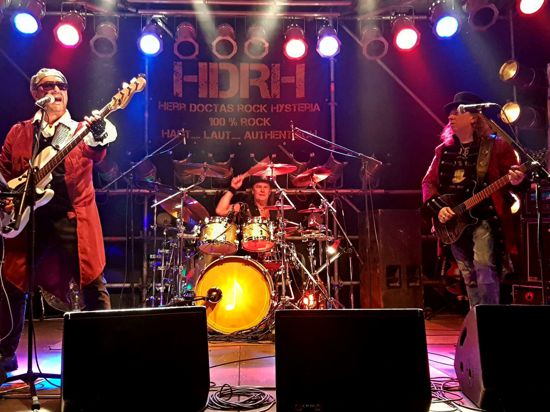 Foto der Karlsruher Rockband Herr Doctas Rock Hysteria.