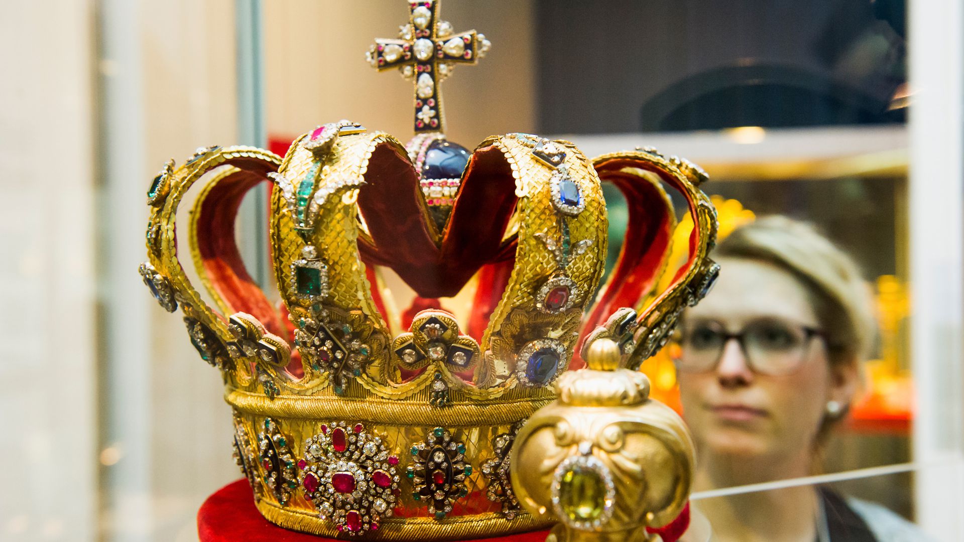 Die großherzoglich-badische Krone im Badischen Landesmuseum Karlsruhe.