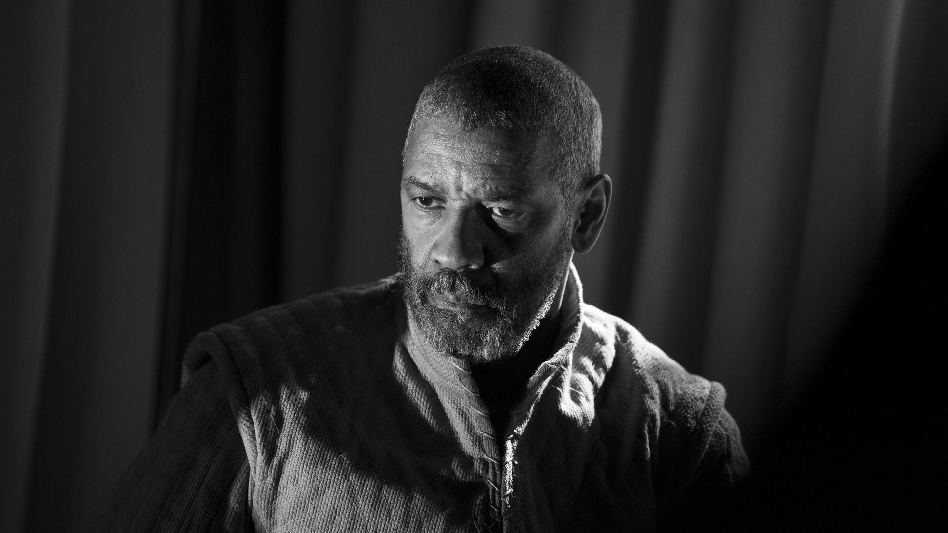 Denzel Washington in der Titelrolle der neuen „Macbeth“-Verfilmung von Joel Coen.