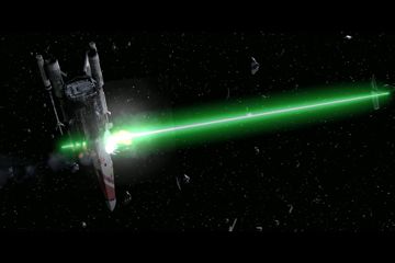 Computeranimierte Szene aus dem Star-Wars-Fan-Film „Wingman“.