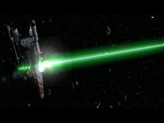 Computeranimierte Szene aus dem Star-Wars-Fan-Film „Wingman“.