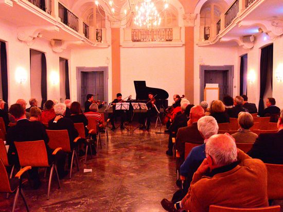 Das letzte Konzert der Fördergemeinschaft Kunst in der Karlsburg Durlach am 16. April 2024.