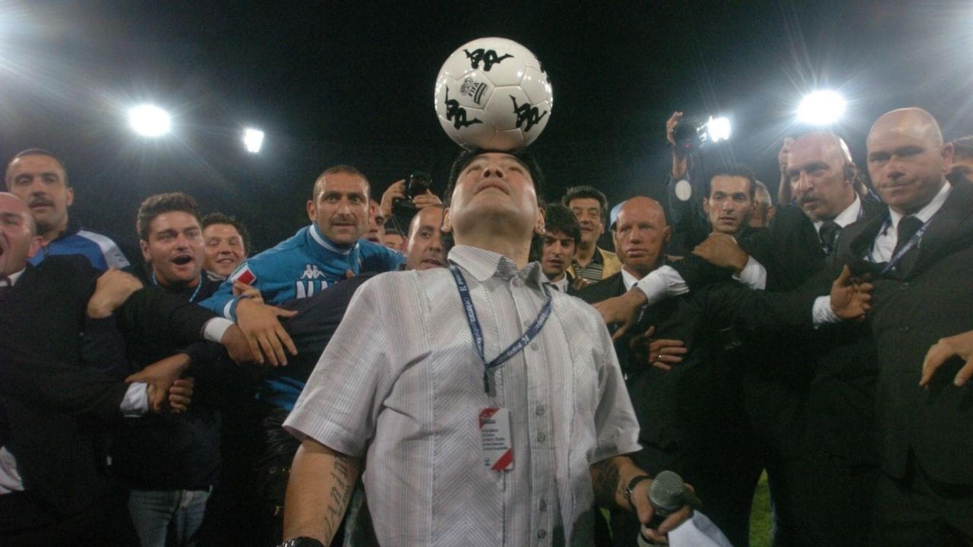 Szene aus dem Dokumentarfilm „Maradona by Kusturica“ von 2008.